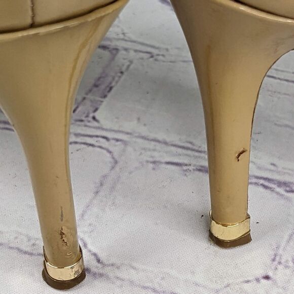 Michael Kors d'Orsay Patent Leather Pointed Toe Pump - Picture 9 of 11